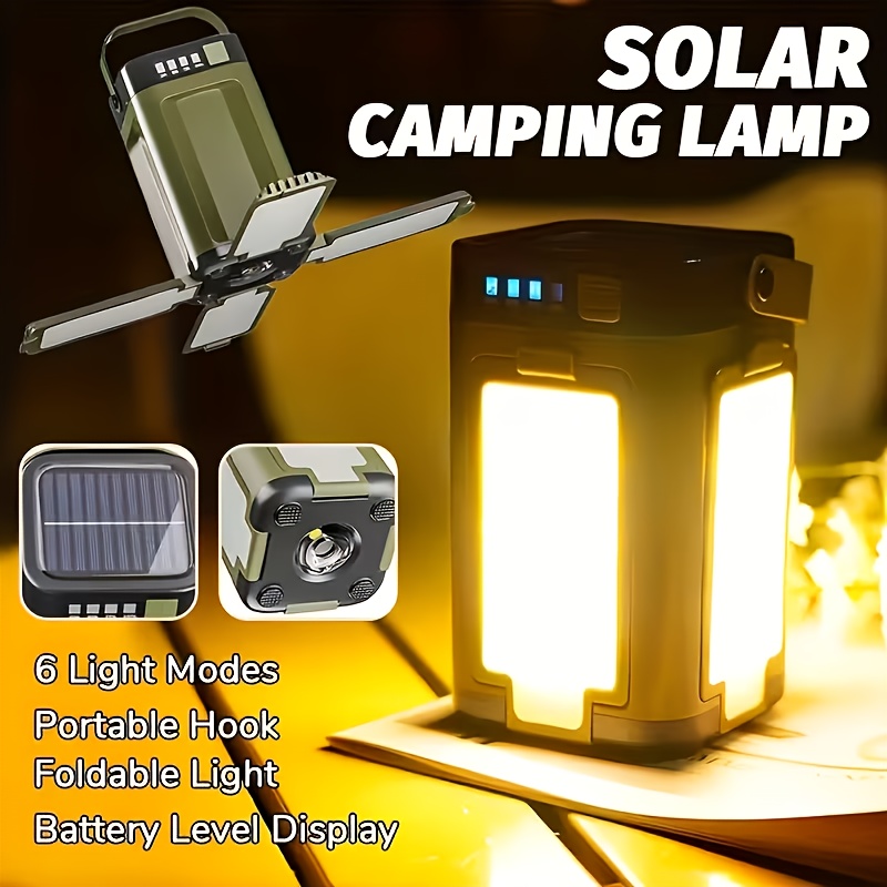Outdoor Lighting Lamps - Lampu Camping Portabel Tenaga Surya Lipat