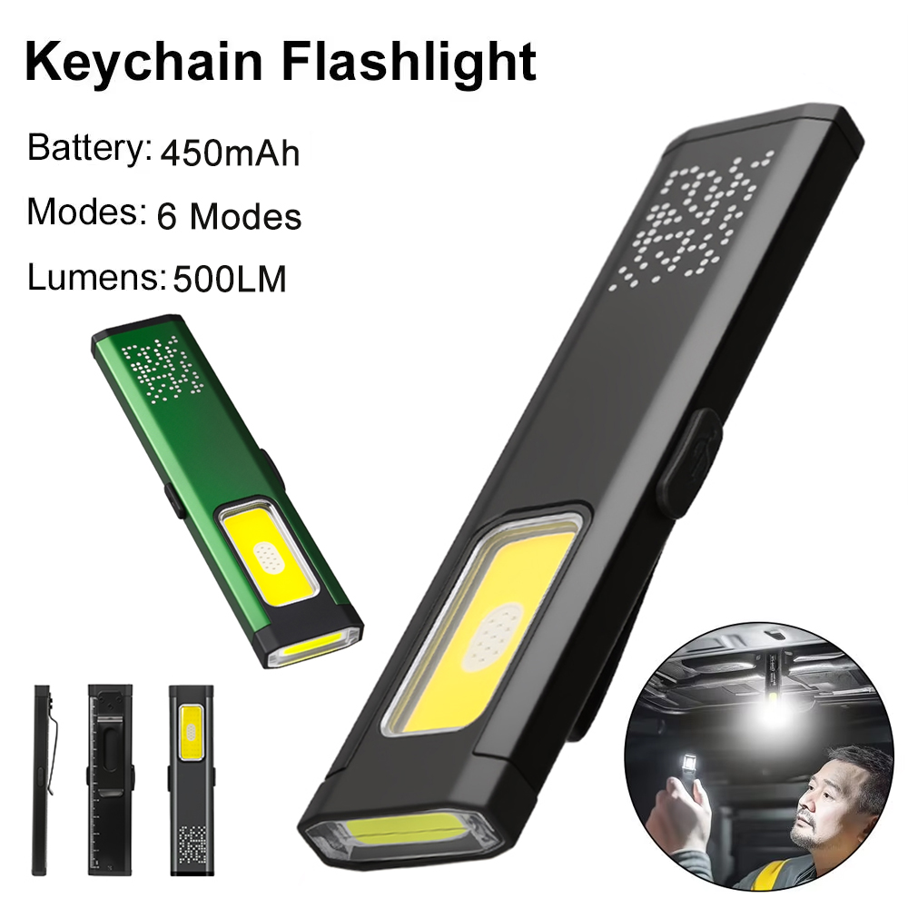 Outdoor Lighting Construction - Senter LED Mini Portabel Isi Ulang,
