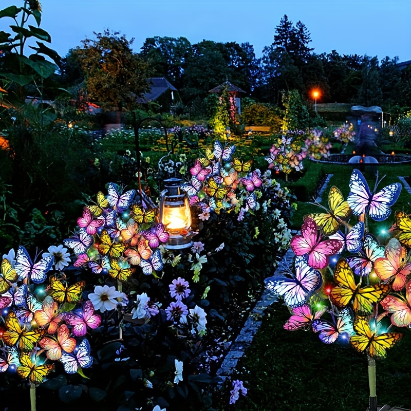 Outdoor Lighting Construction - Lampu Taman Kupu-kupu LED Surya Lampu