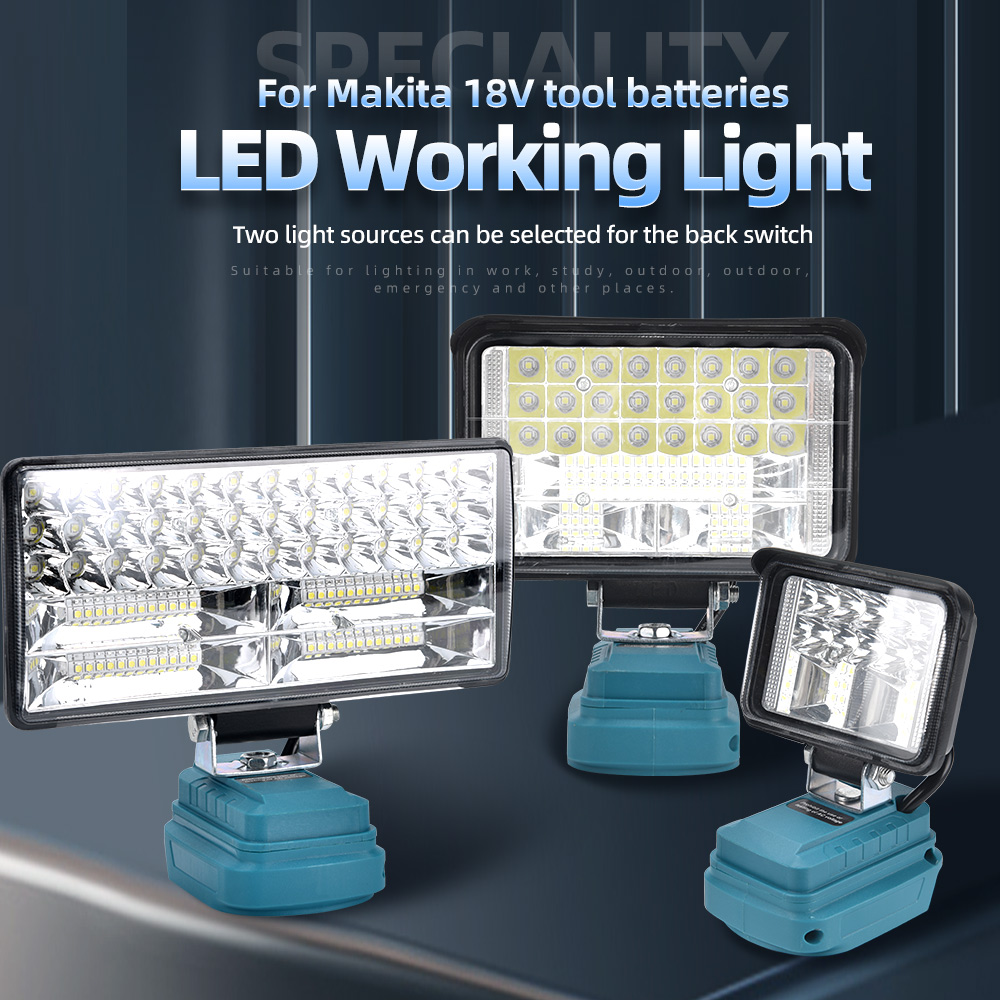 Zumtobel Outdoor Lighting - Lampu LED 18V untuk Makita, DeWalt,