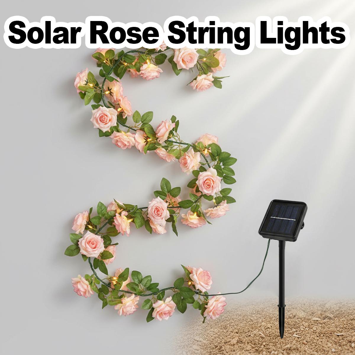 Solar Fairy String - Lampu Tali Tanaman Rambat Mawar Surya