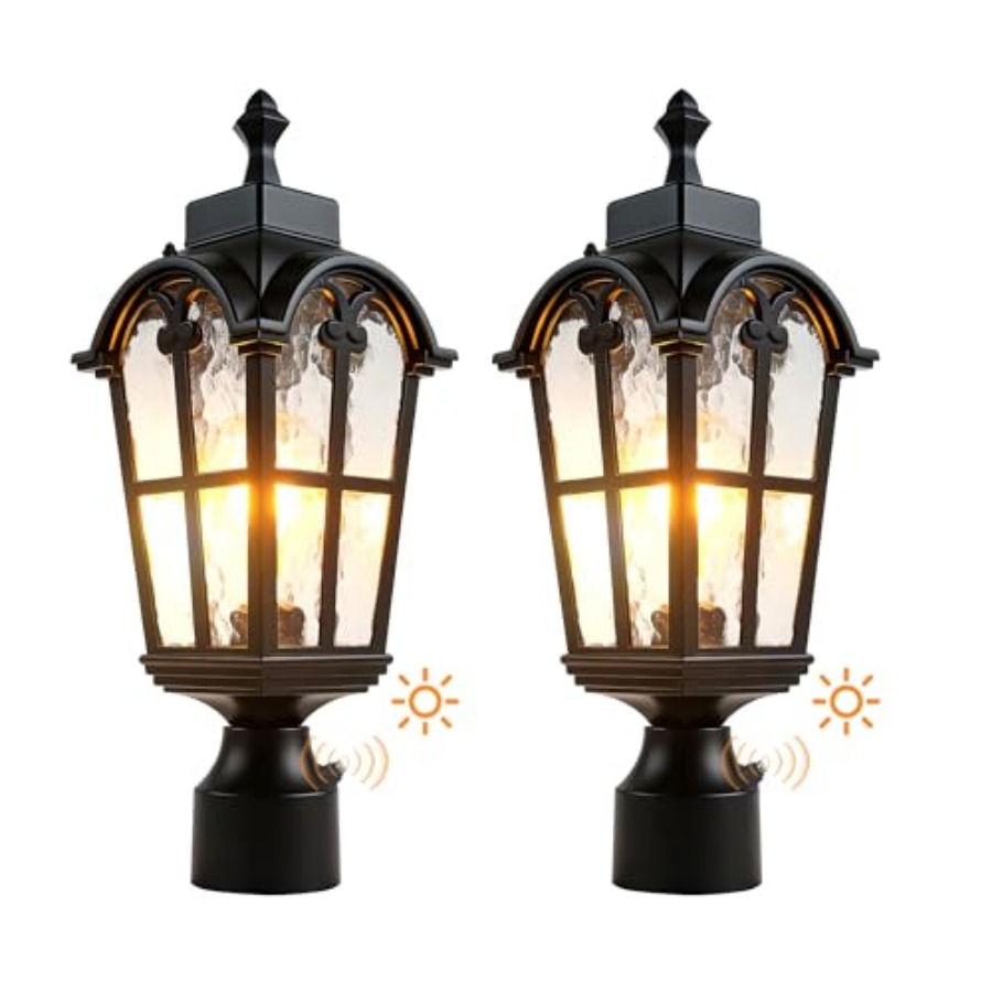 Outdoor Lighting Lamps - Lampu Tiang Luar Ruangan Sensor, Lampu