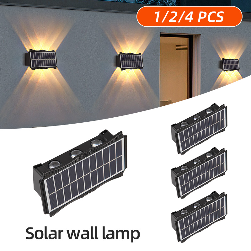 Outdoor Yard Lighting Fixtures - Lampu Led dinding tenaga surya, lampu