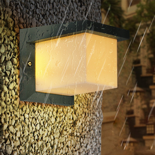 Outdoor Yard Lighting Fixtures - Lampu Tempat Lilin Dinding Eksterior LED
