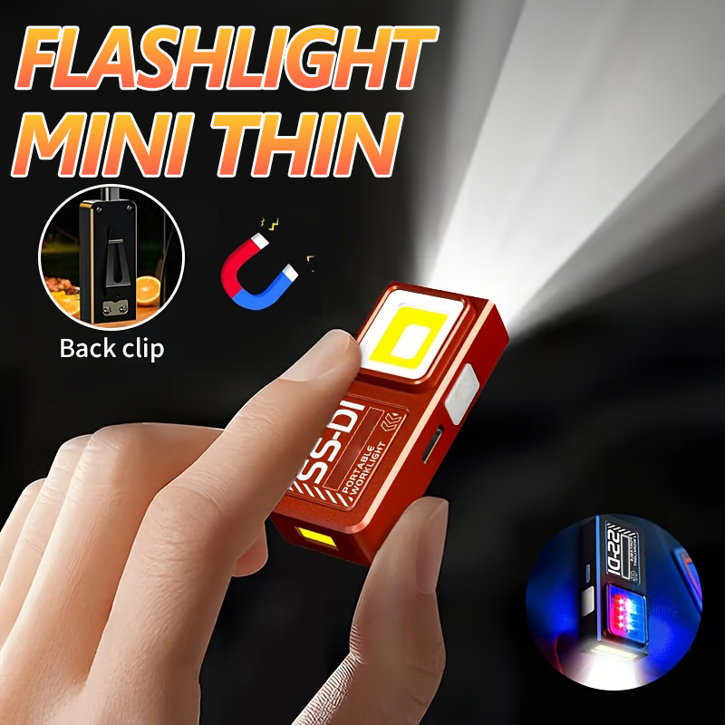 Led Flood Light - Senter LED COB Mini Dapat Diisi