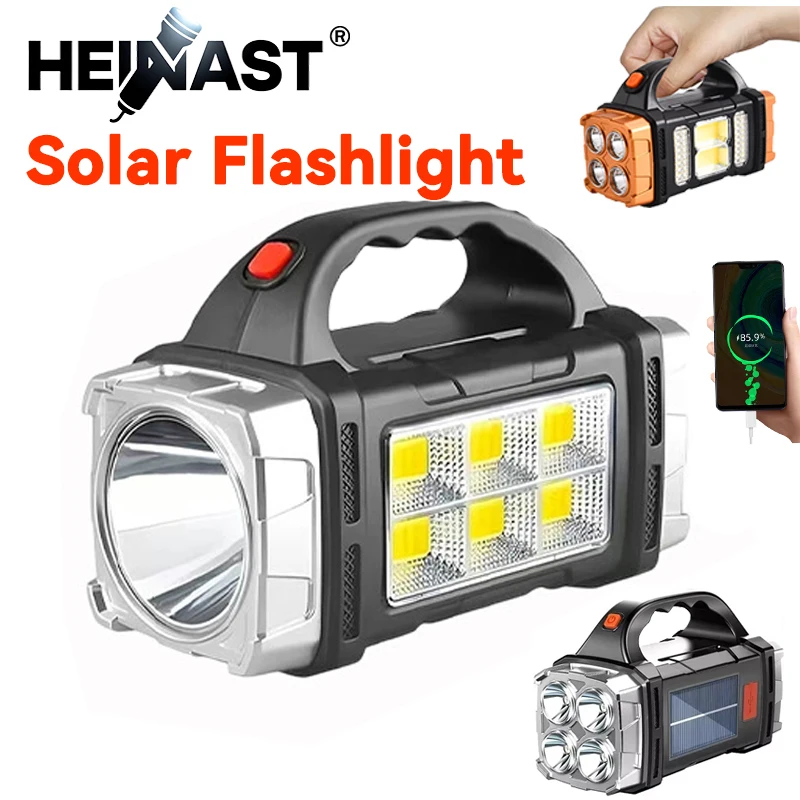 Led Flood Light - Senter Genggam Kuat Senter USB Isi