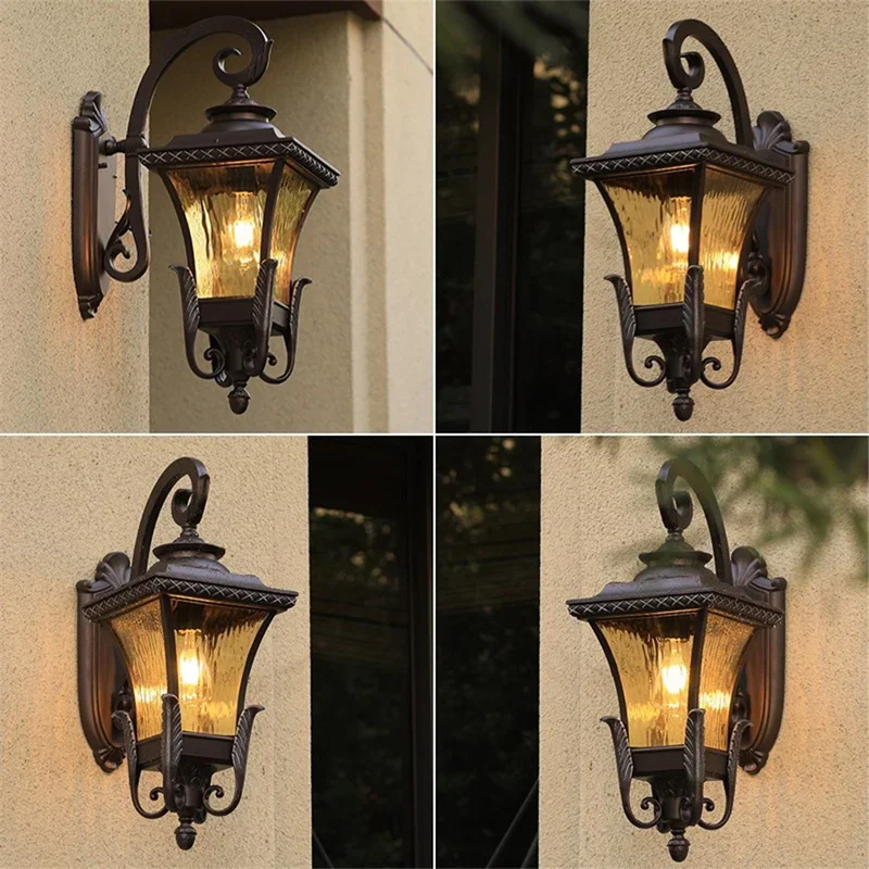 Outdoor Lighting Up And Down - Lampu Dinding Luar Ruangan Gaya Eropa