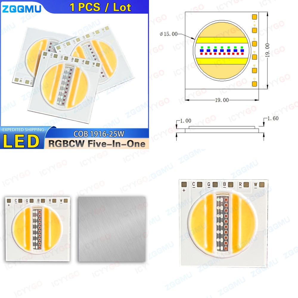 Zumtobel Outdoor Lighting - Lampu LED COB 1916 25W RGBCW
