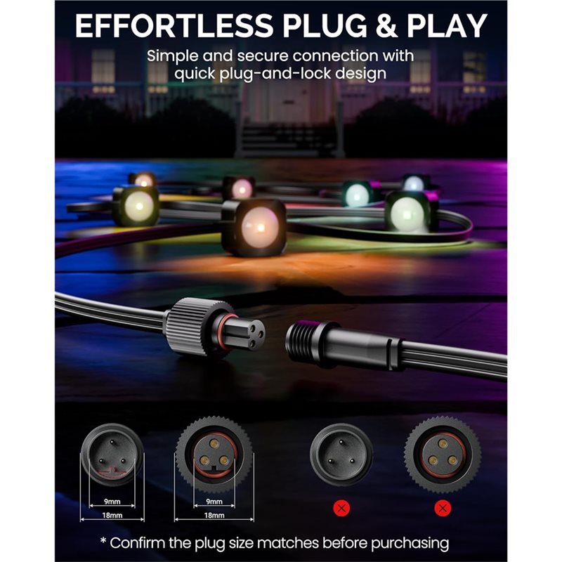 Kabel Ekstensi A03F (16FT) unt - Outdoor Lighting Govee ulasan dan harga