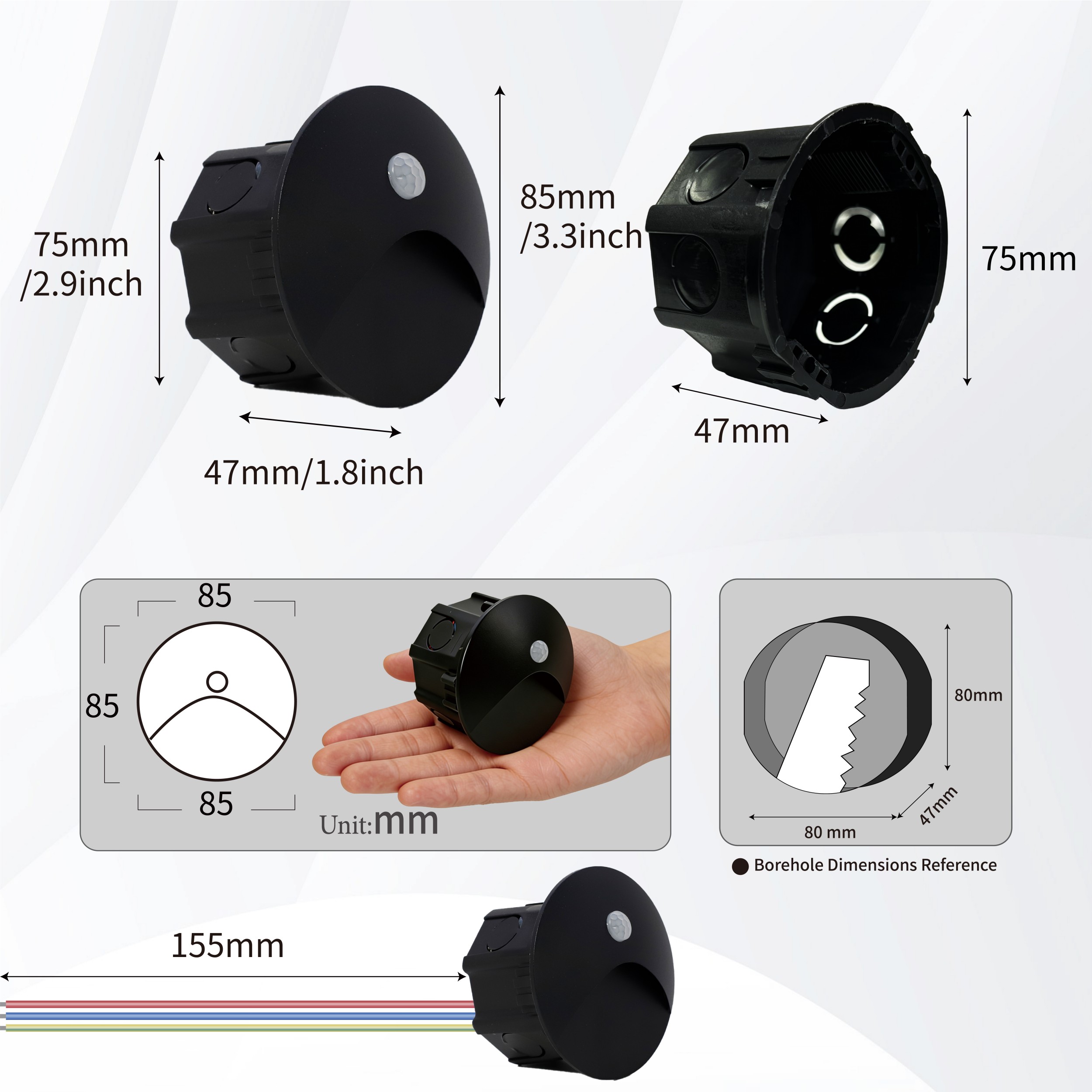 Lampu Dinding Sensor gerak dal - Outdoor Lighting Up And Down ulasan dan harga