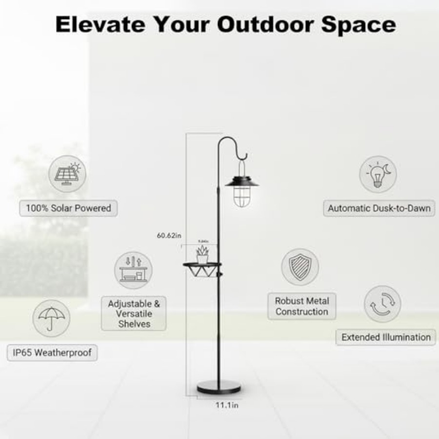 Lampu Lantai Tenaga Surya deng - Outdoor Lighting Lamps ulasan dan harga