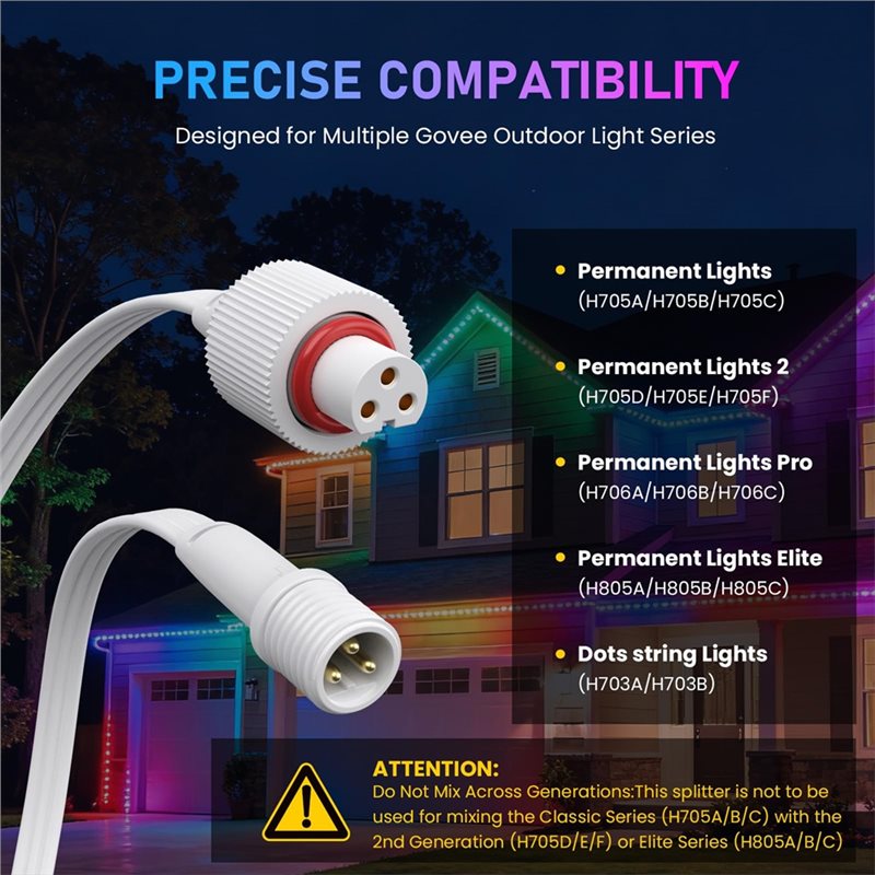 A93Z Y-Splitter Kabel Ekstensi - Outdoor Lighting Govee ulasan dan harga