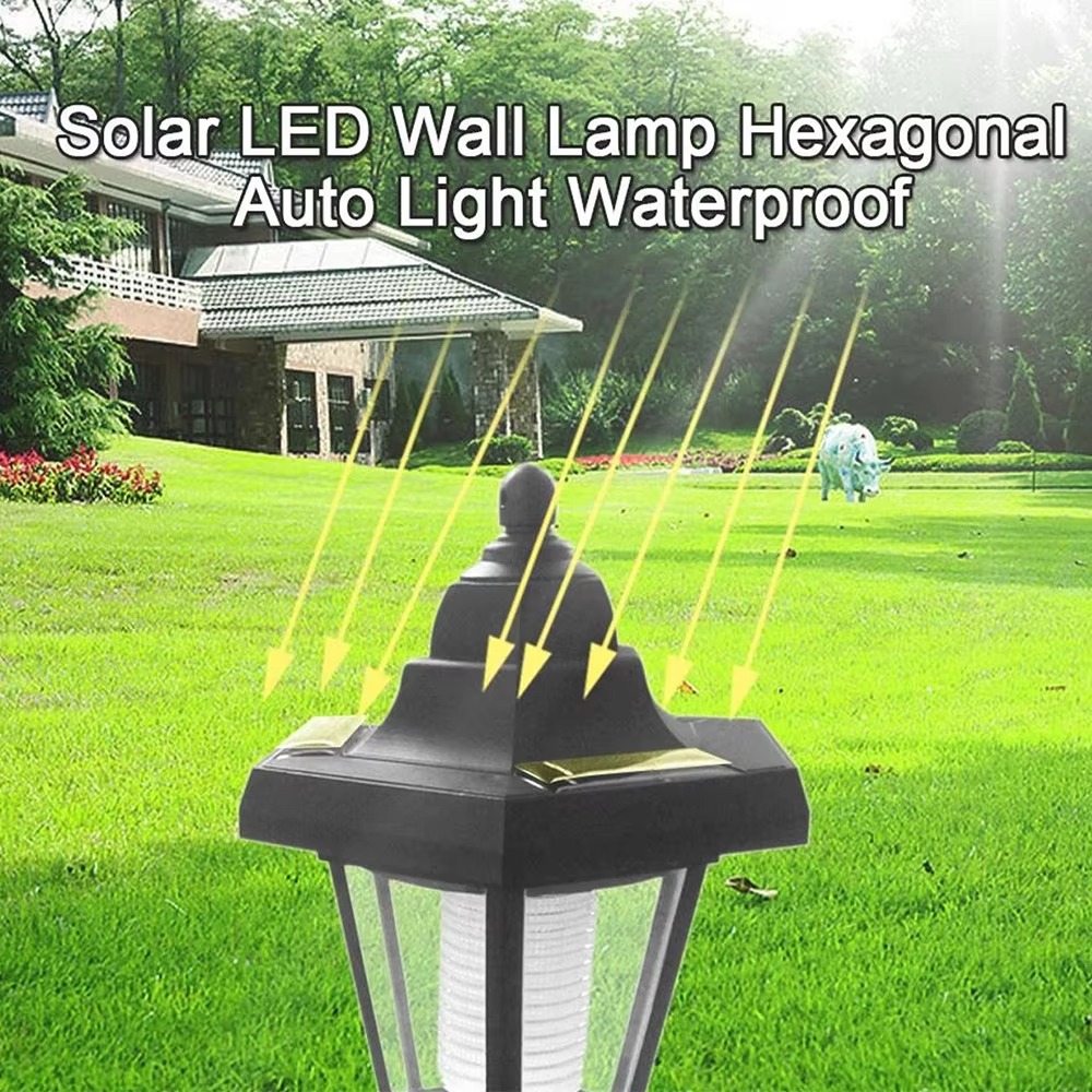 1-2 Buah Lampu Jalan LED Tenag - Outdoor Yard Lighting Fixtures ulasan dan harga