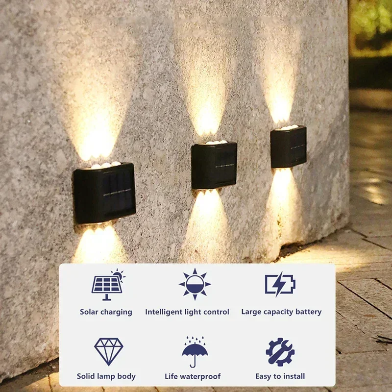 Lampu LED Tenaga Surya Tahan A - Outdoor Lighting Up And Down ulasan dan harga