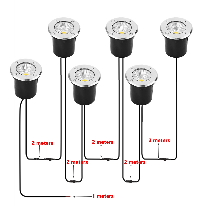Lampu LED Taman Bawah Tanah Ta - Outdoor Lighting Underground Wiring ulasan dan harga
