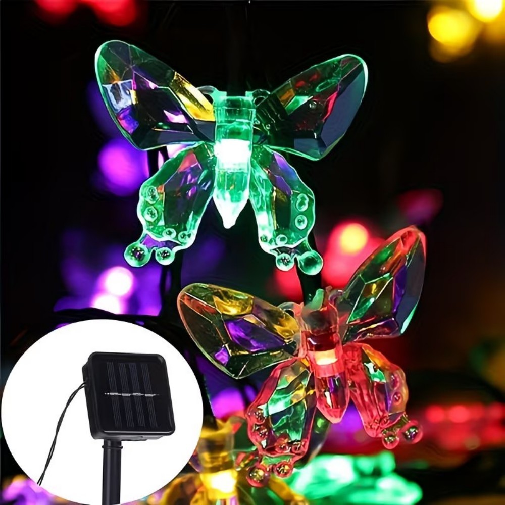 Lampu Tali Peri Kupu-kupu Kris - Solar Fairy String ulasan dan harga