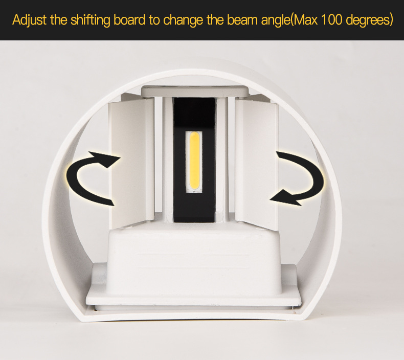 IP65 Tahan Air 6W 12W COB LED  - Outdoor Lighting Up And Down ulasan dan harga