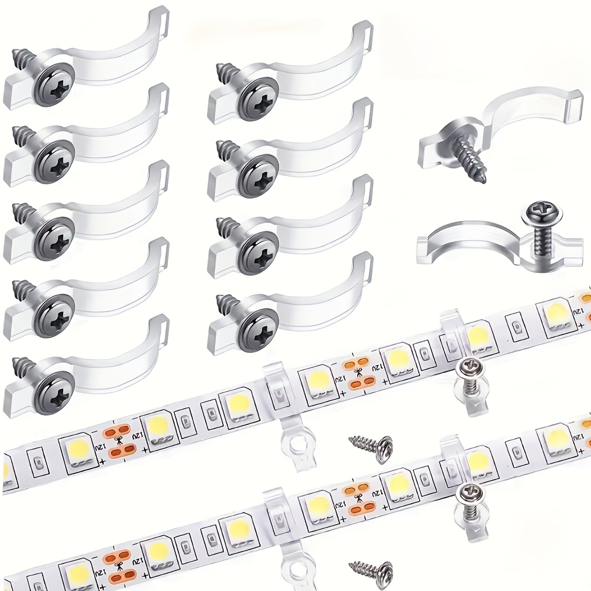 Braket pemasangan strip lampu  - Outdoor Lighting Led Strip ulasan dan harga