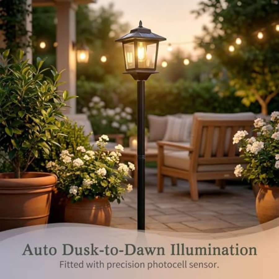 Lampu Tiang Tenaga Surya Luar  - Outdoor Lighting Lamps ulasan dan harga