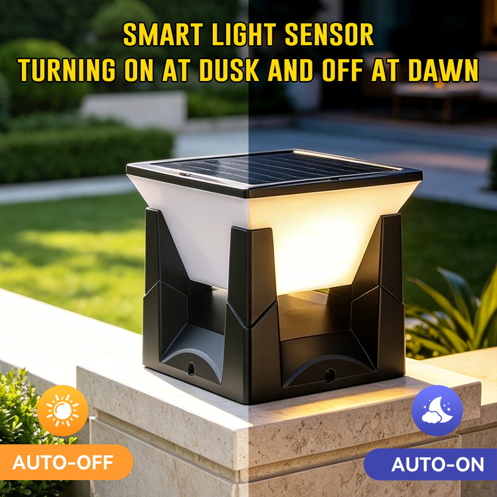 Lampu Tiang Tenaga Surya 3 War - Outdoor Yard Lighting Fixtures ulasan dan harga