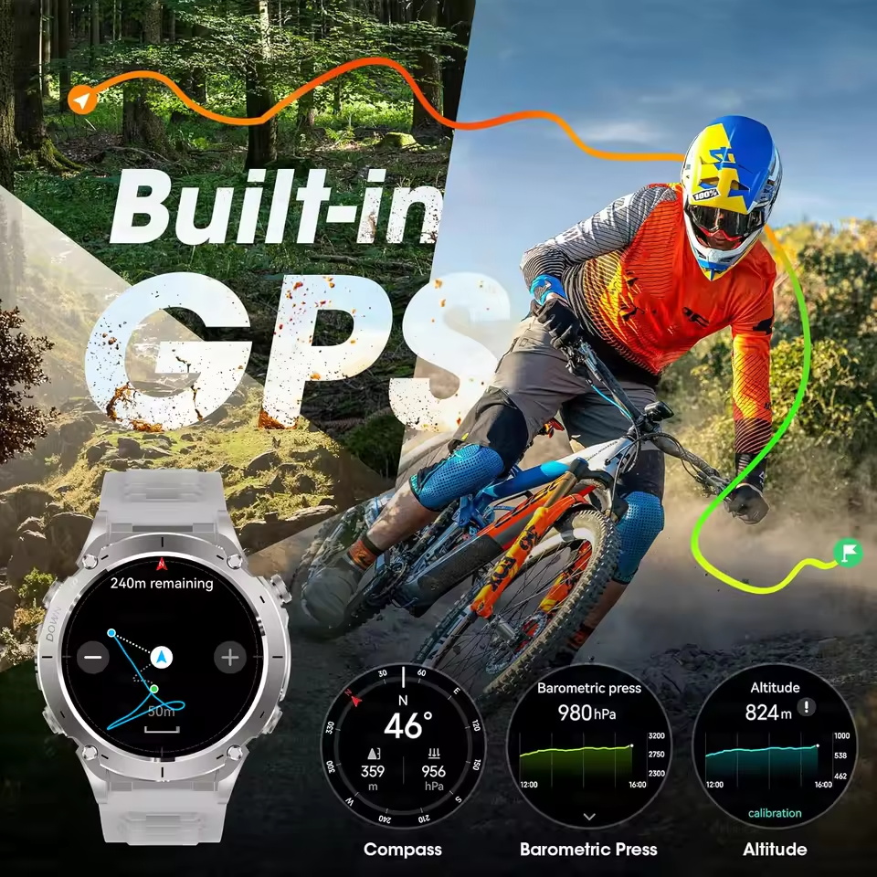 Jam Tangan Pintar GPS Militer  - Outdoor Lighting Japanese ulasan dan harga