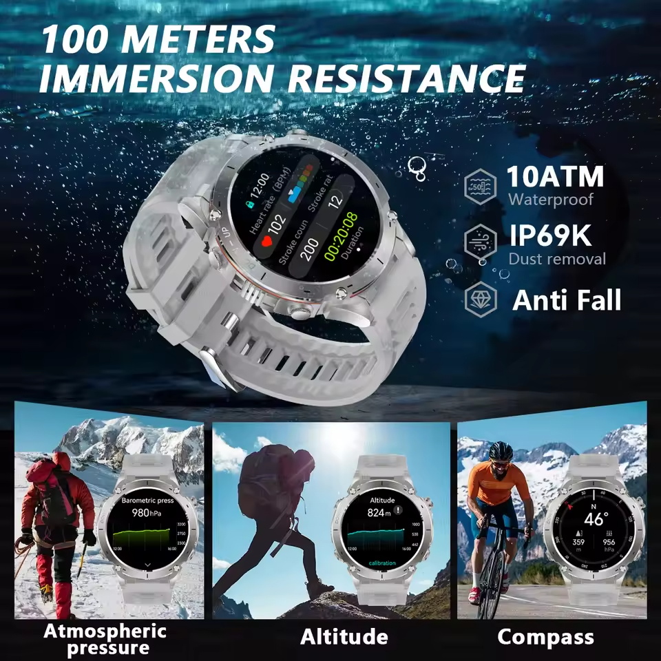 Jam Tangan Pintar GPS Militer  - Outdoor Lighting Japanese ulasan dan harga