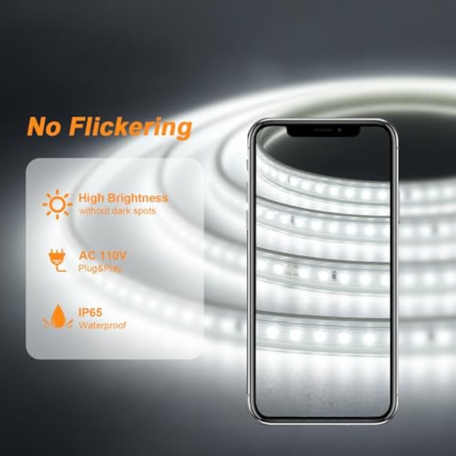 Lampu Strip LED, 240 LED, 6500 - Outdoor Lighting Led Strip ulasan dan harga