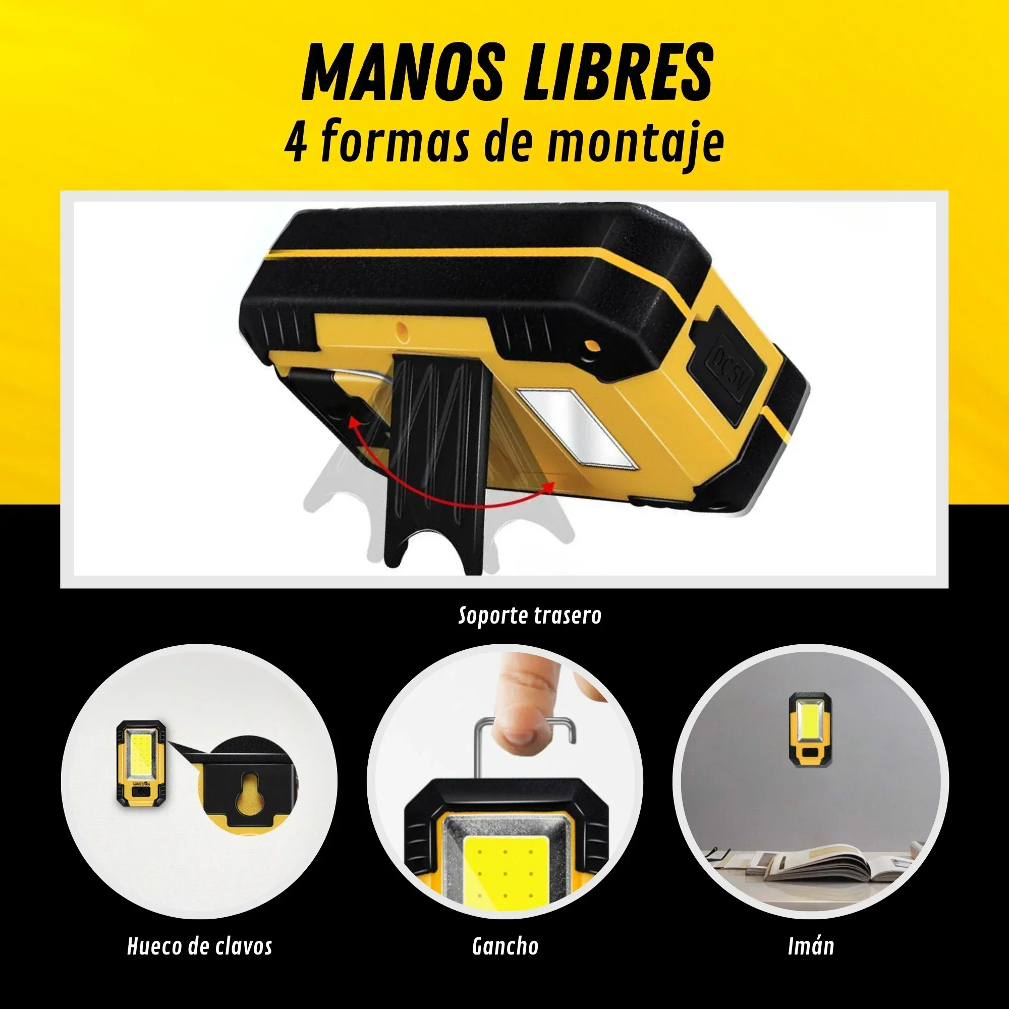 Lampu Kerja Isi Ulang 4000mAh  - Outdoor Lighting Lowes ulasan dan harga