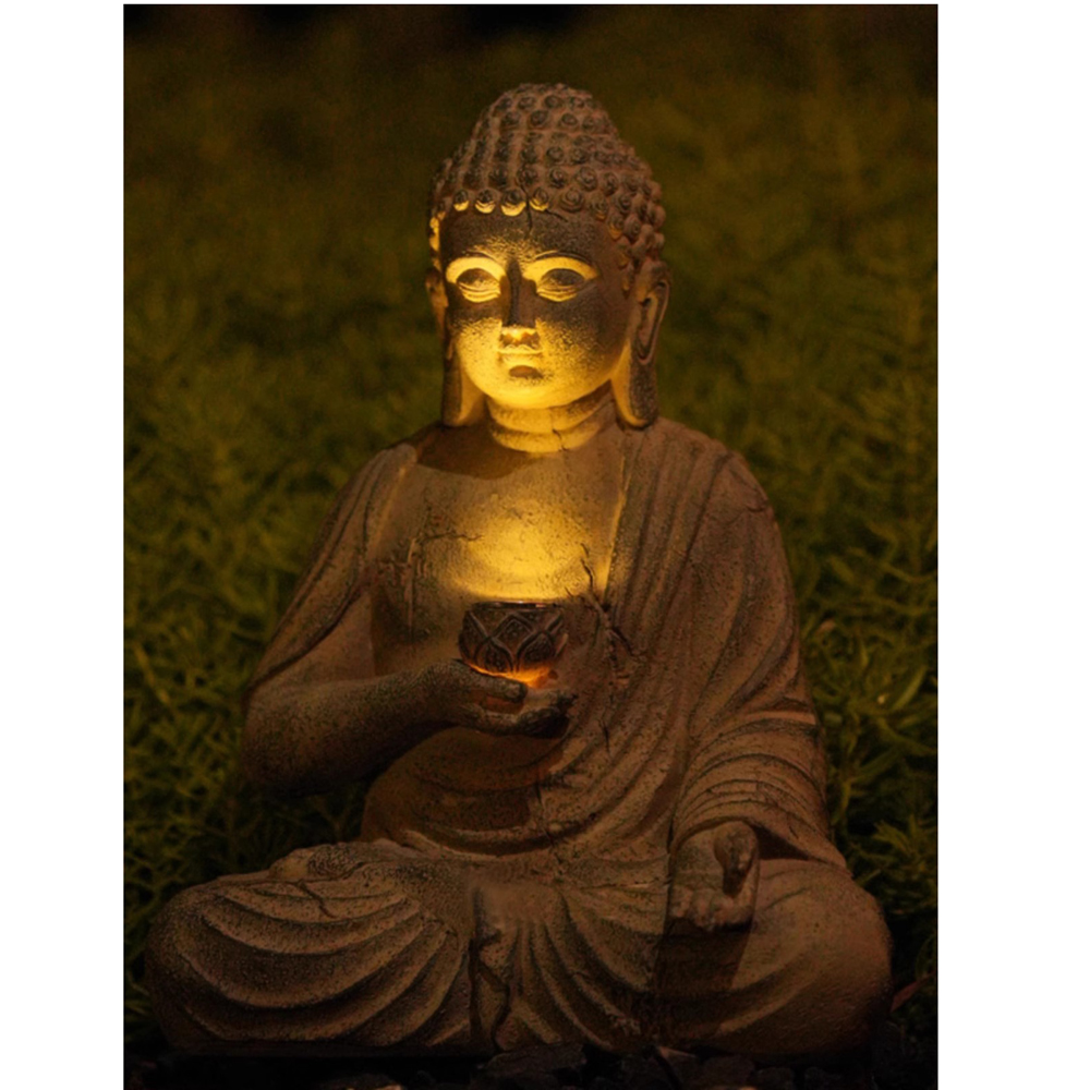 Patung surya Buddha Resin deko - Outdoor Lighting Japanese ulasan dan harga