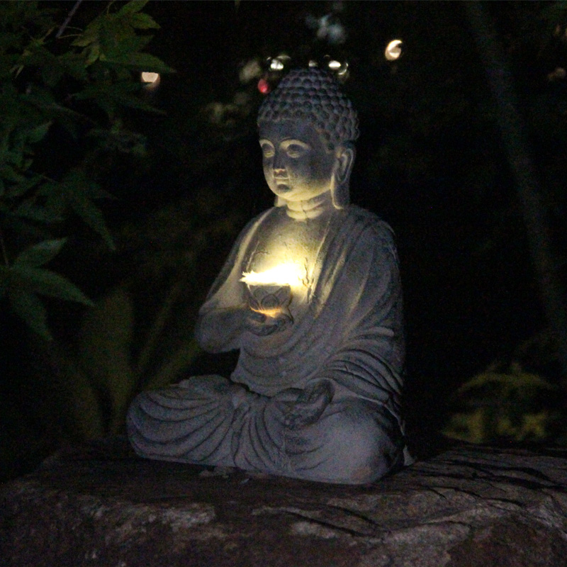 Patung surya Buddha Resin deko - Outdoor Lighting Japanese ulasan dan harga