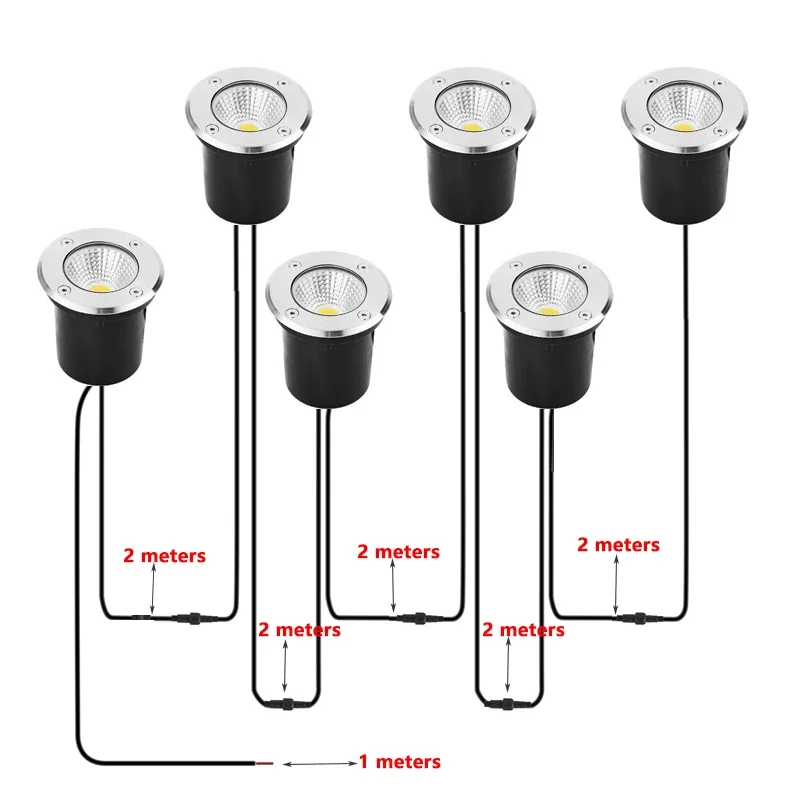 Lampu LED Bawah Tanah Tahan Ai - Outdoor Lighting Underground Wiring ulasan dan harga