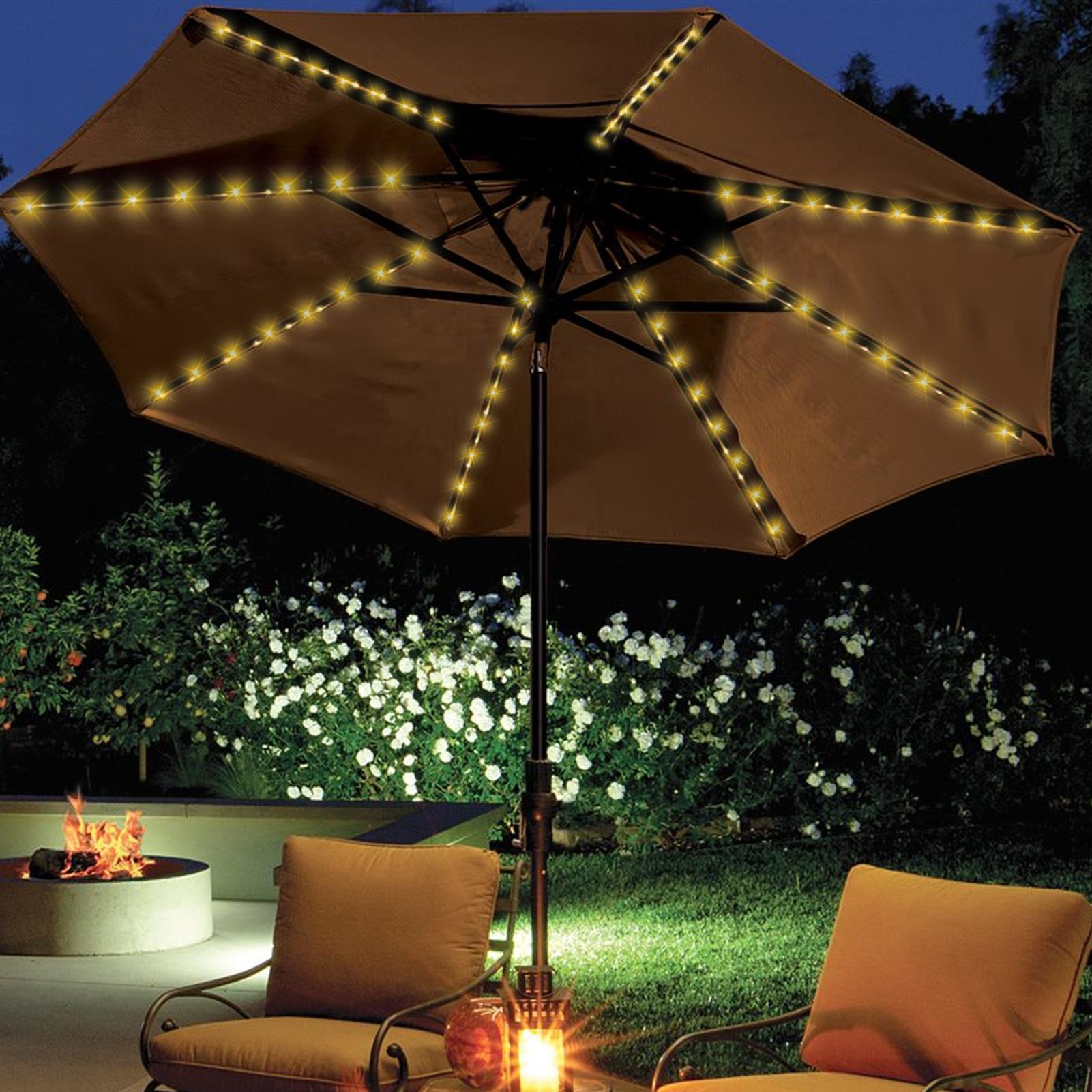 Lampu Tali Payung Surya 104 LE - Solar Fairy String ulasan dan harga