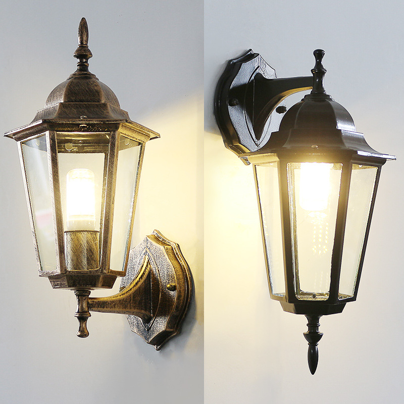 Gaya Eropa Retro Led Lampu Din - Outdoor Lighting Up And Down ulasan dan harga