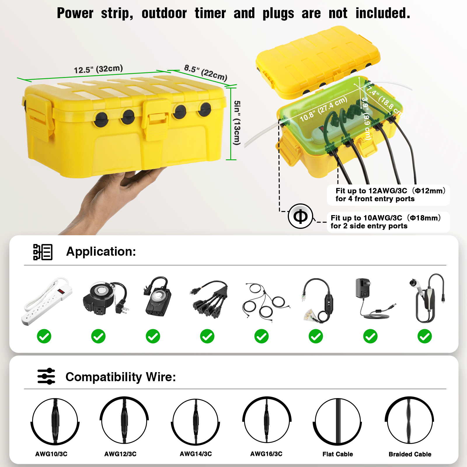Kotak Tahan Air Ekstra Besar u - Outdoor Lighting Box ulasan dan harga