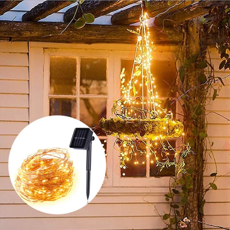 Lampu setrip kawat tembaga LED - Solar Fairy String ulasan dan harga
