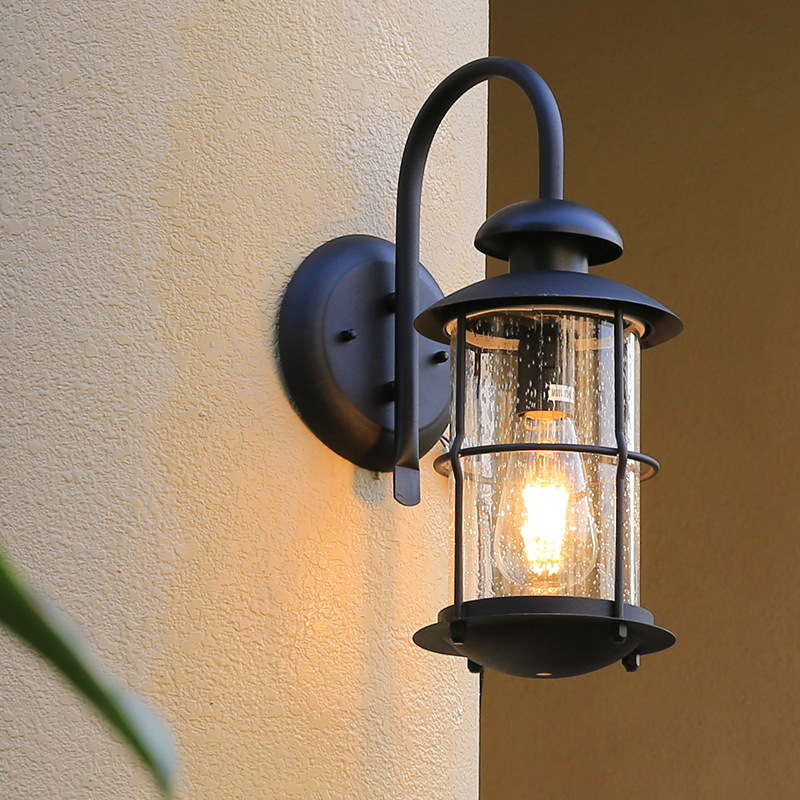 Lampu Dinding Vintage E27 Lamp - Outdoor Yard Lighting Fixtures ulasan dan harga