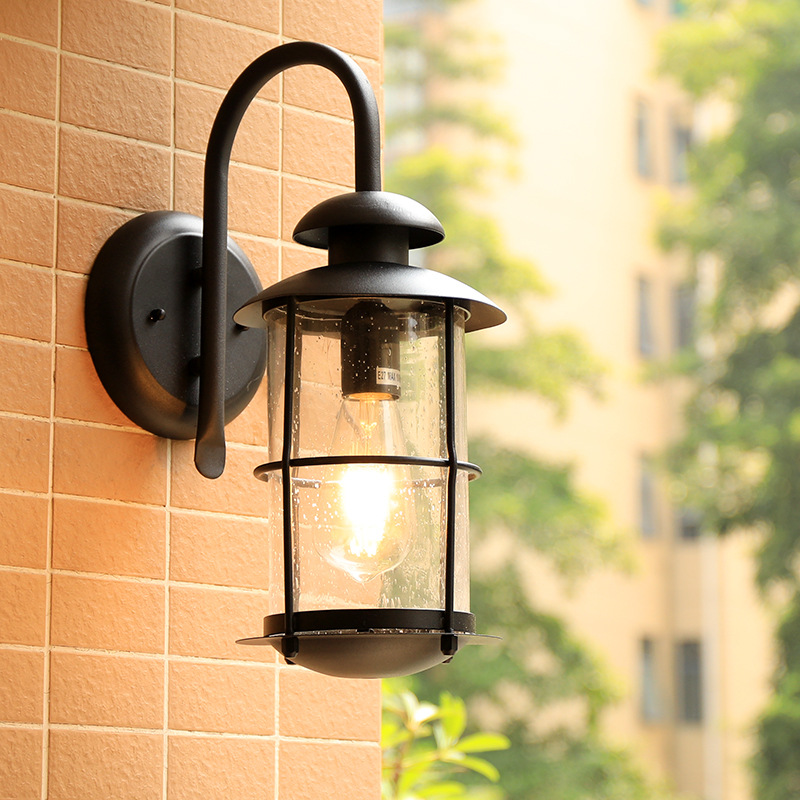 Lampu Dinding Vintage E27 Lamp - Outdoor Yard Lighting Fixtures ulasan dan harga