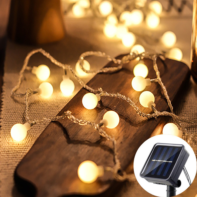 100LED Bola Karangan Bunga Per - Solar Fairy String ulasan dan harga
