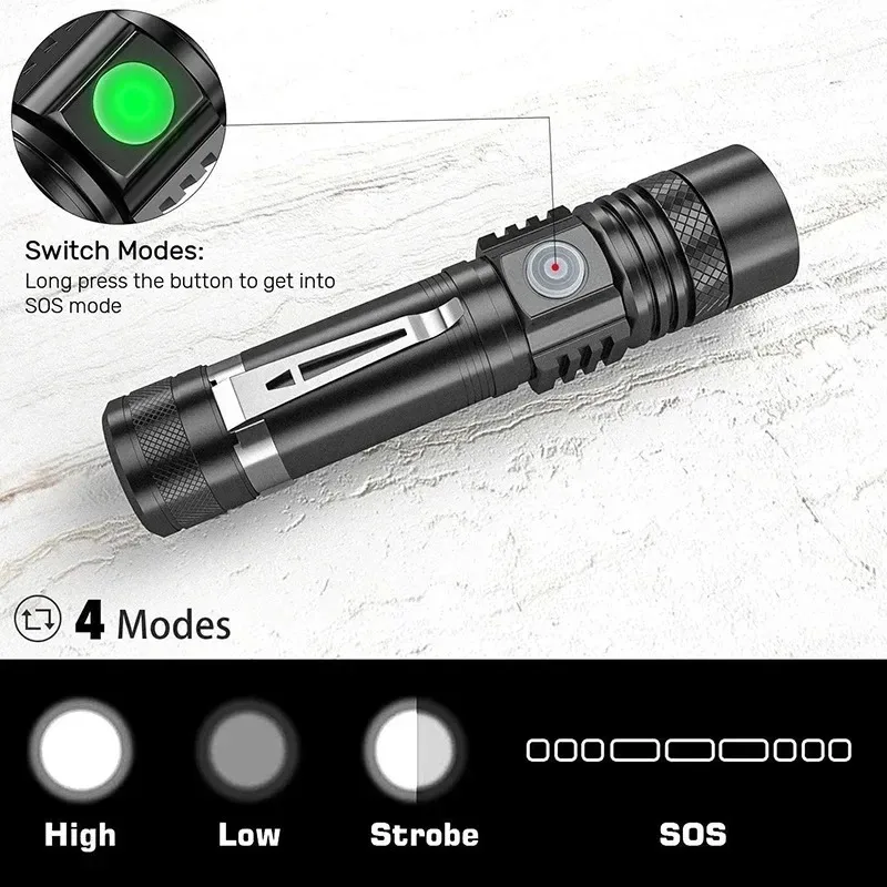 Senter LED T6 Isi Ulang, Sente - Outdoor Lighting Lowes ulasan dan harga