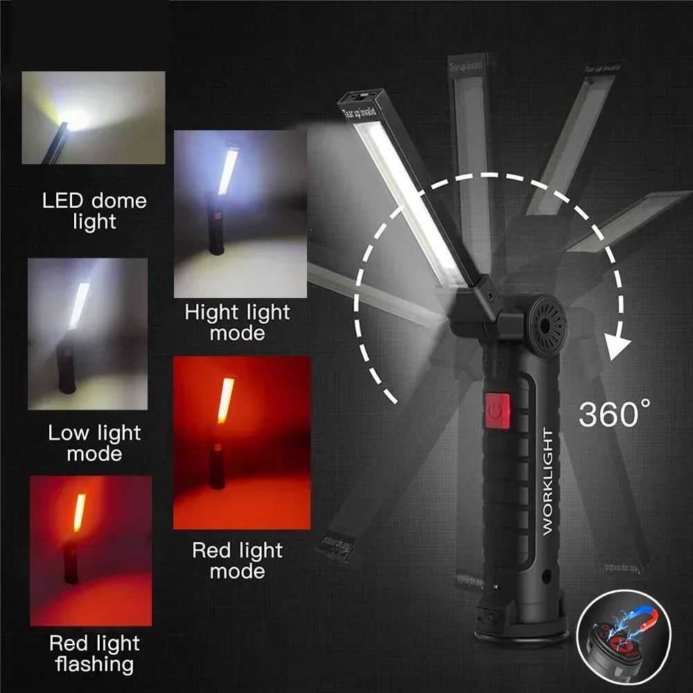 Lampu Inspeksi Senter LED COB  - Outdoor Lighting Lowes ulasan dan harga