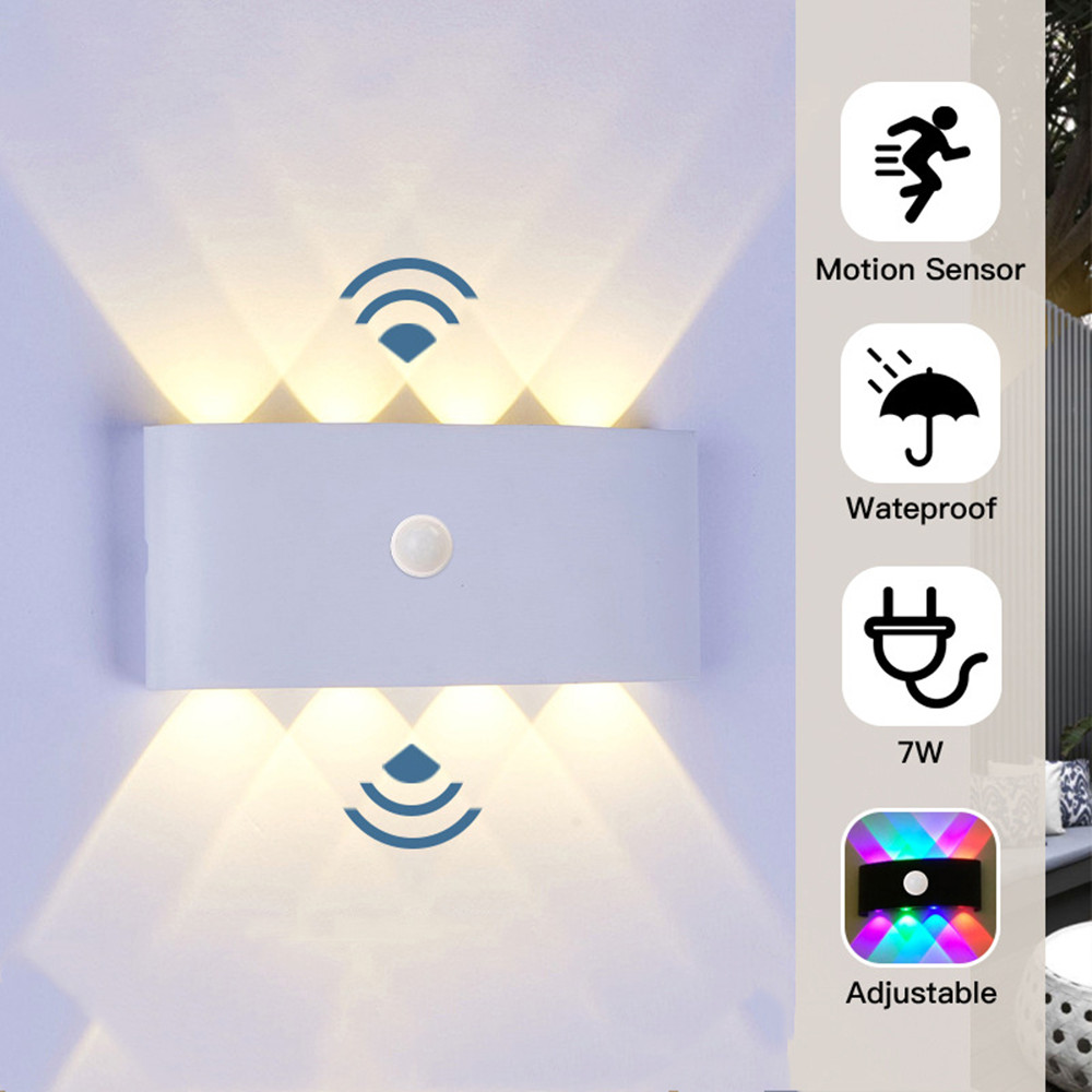 PIR Sensor Gerak Lampu Dinding - Outdoor Lighting Up And Down ulasan dan harga