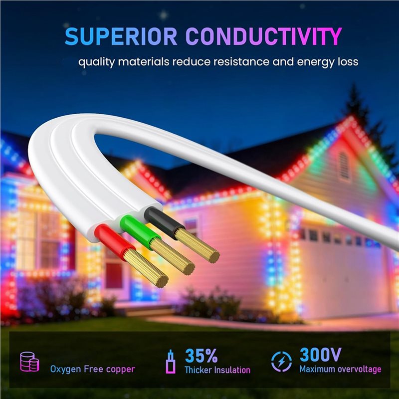 AA81-2X Y-Connector Splitter U - Outdoor Lighting Govee ulasan dan harga