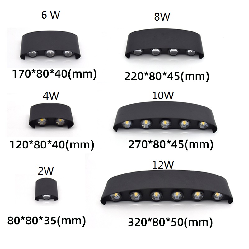 Lampu Dinding Led Modern Lampu - Outdoor Lighting Up And Down ulasan dan harga