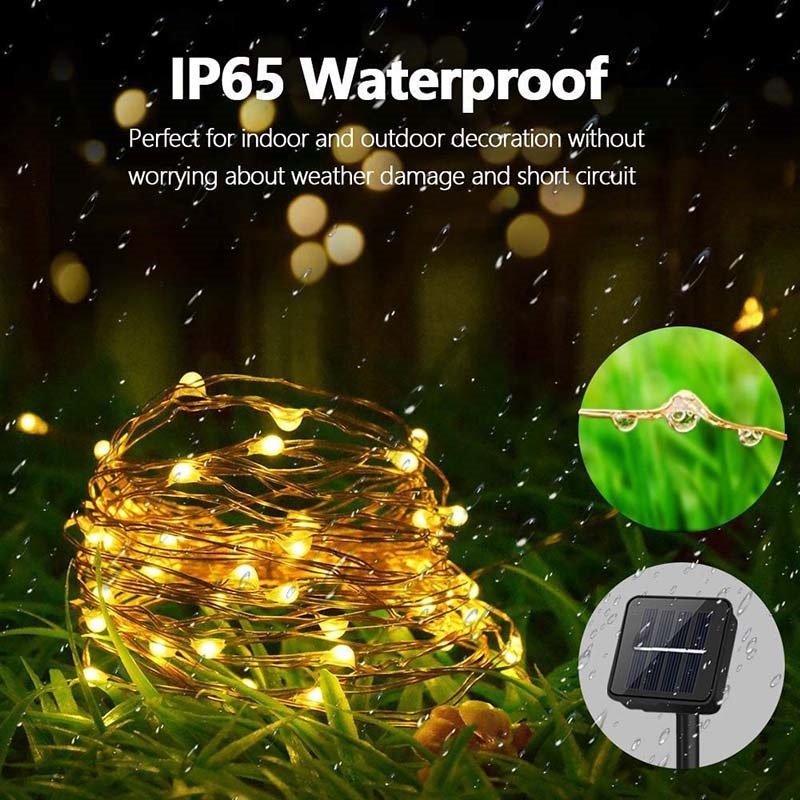 LED Luar Ruangan Lampu Tali Pe - Solar Fairy String ulasan dan harga
