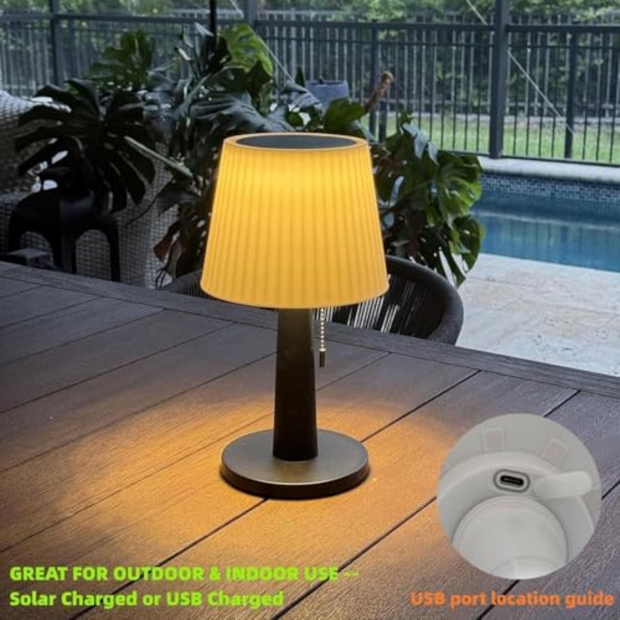 Lampu Meja Tenaga Surya Luar R - Outdoor Lighting Lamps ulasan dan harga