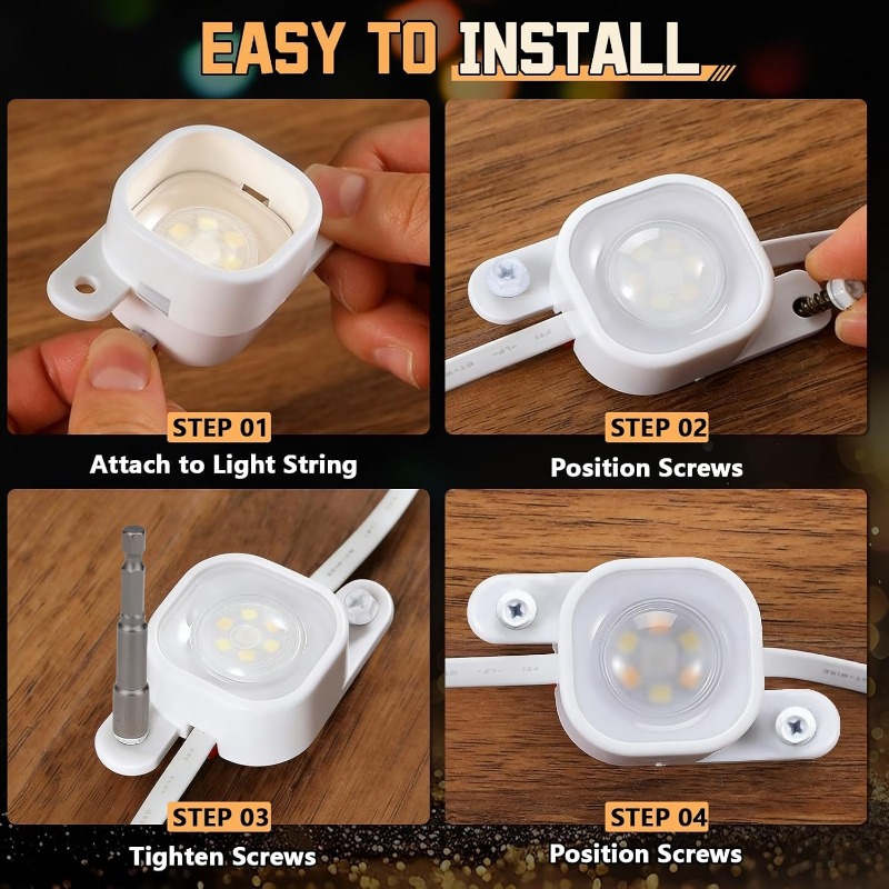 52/88/138 buah Klip Lampu LED  - Outdoor Lighting Govee ulasan dan harga
