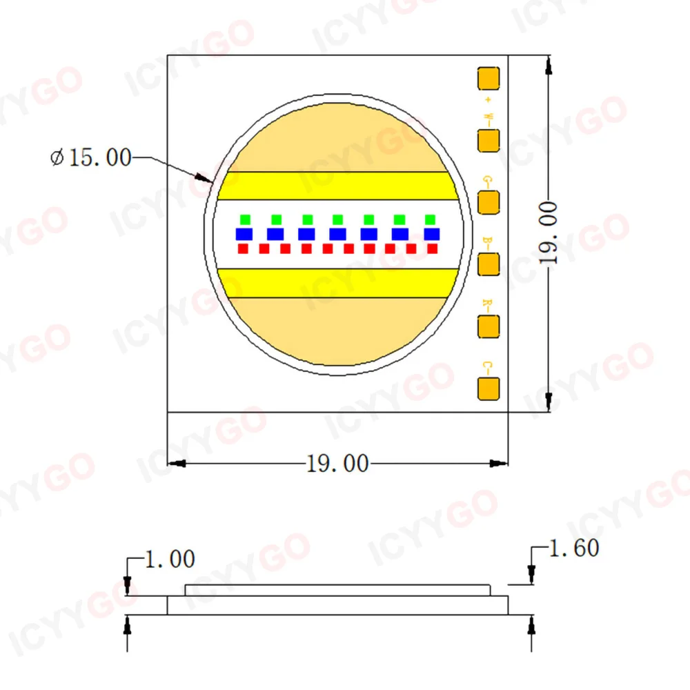 Lampu LED COB 1916 25W RGBCW 5 - Zumtobel Outdoor Lighting ulasan dan harga