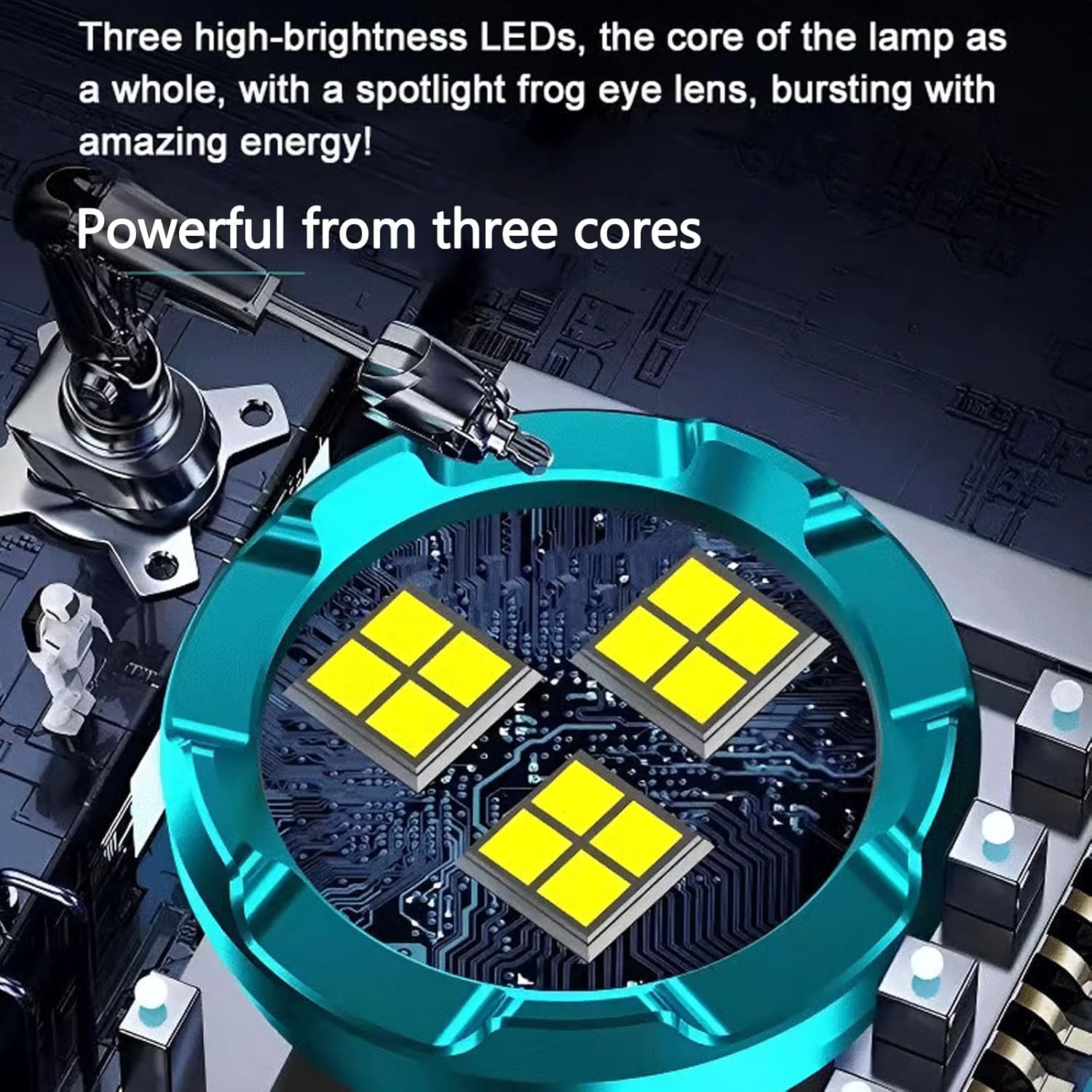 Senter Taktis Daya Tinggi 3LED - Outdoor Lighting Construction ulasan dan harga
