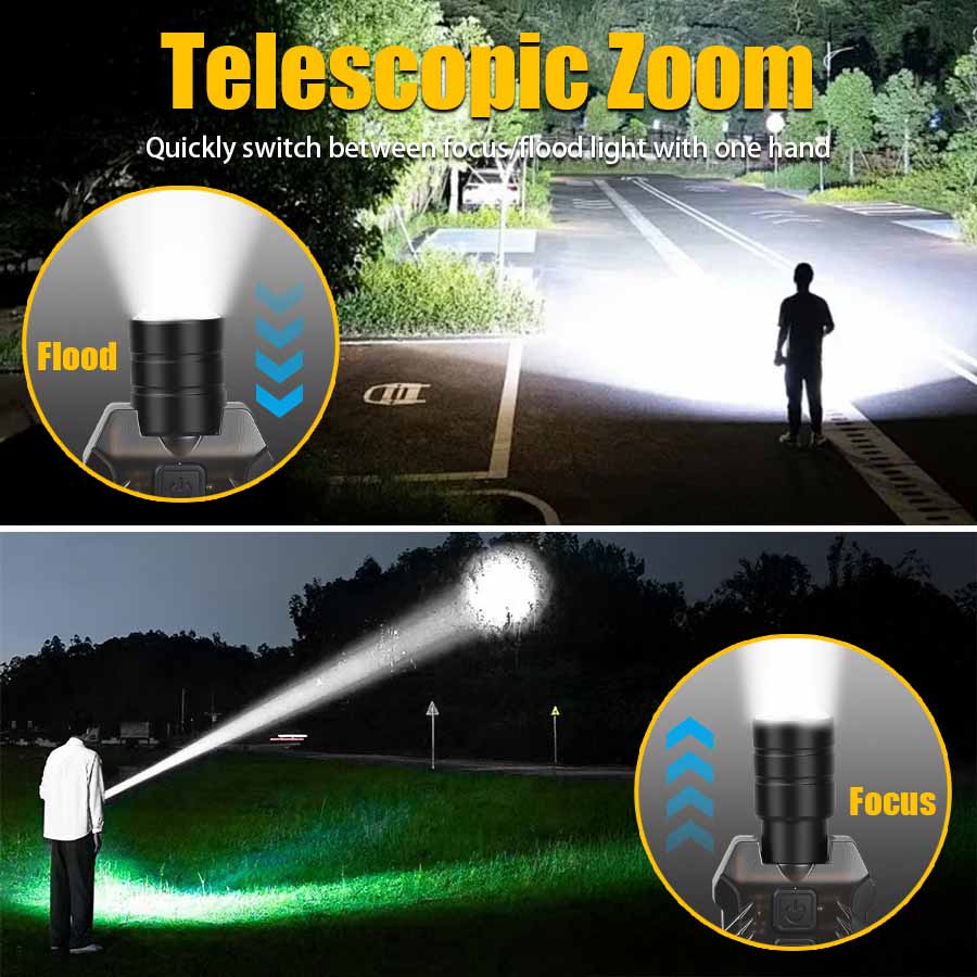 Senter EDC yang Dapat Diisi Ul - Led Flood Light ulasan dan harga