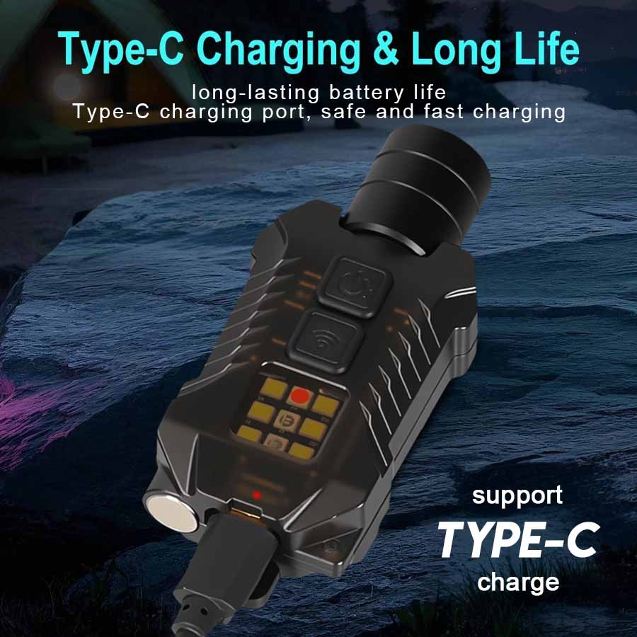 Senter EDC yang Dapat Diisi Ul - Led Flood Light ulasan dan harga
